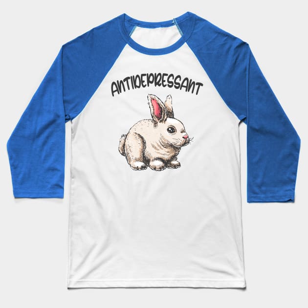 Cute Bunny Pet Funny Gift Baseball T-Shirt by Foxxy Merch